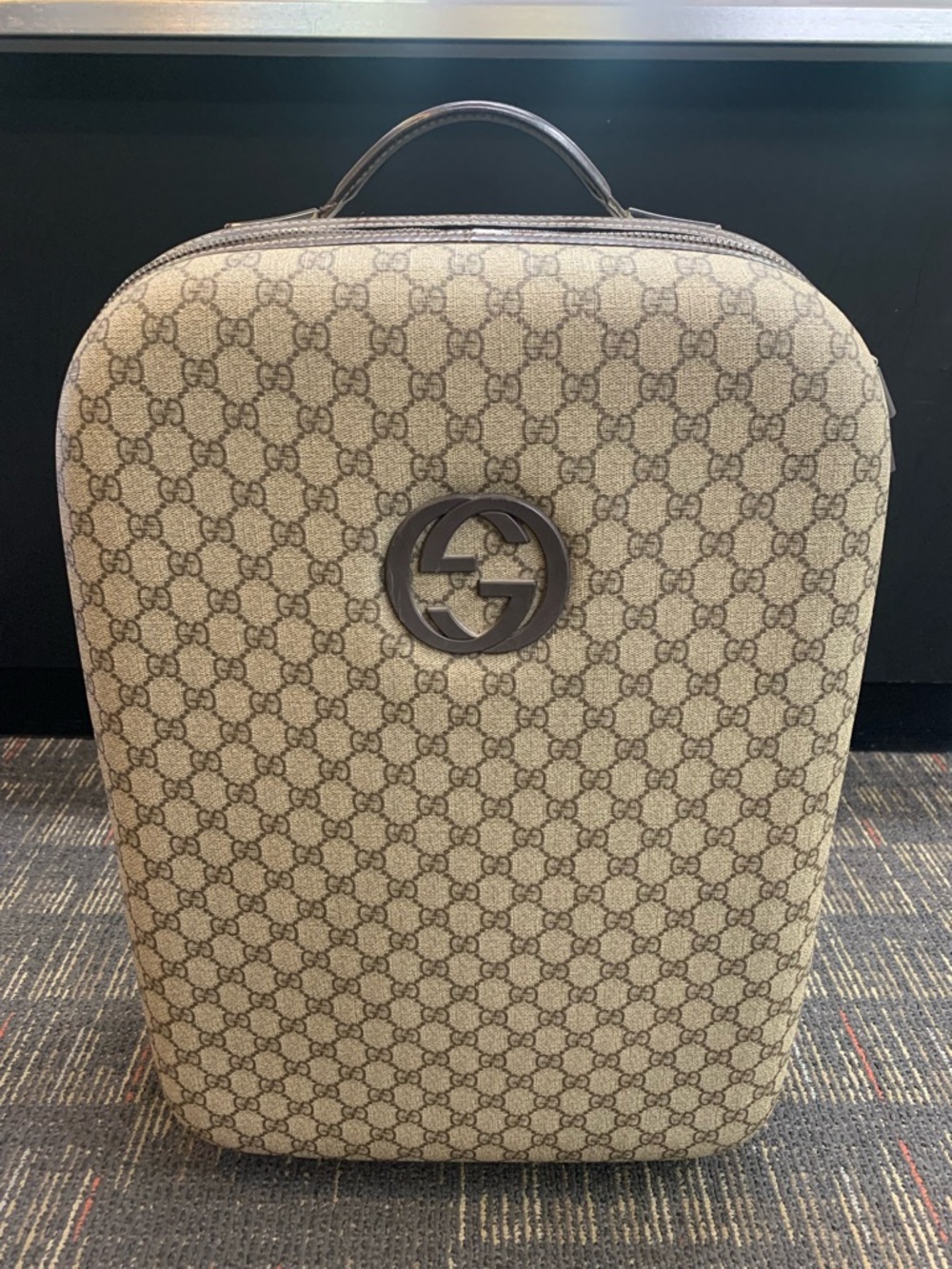 Gucci GG Trolley Rolling Luggage Suitcase